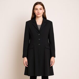 Zelda Women's Classic Trench Black Coat SIZE 6